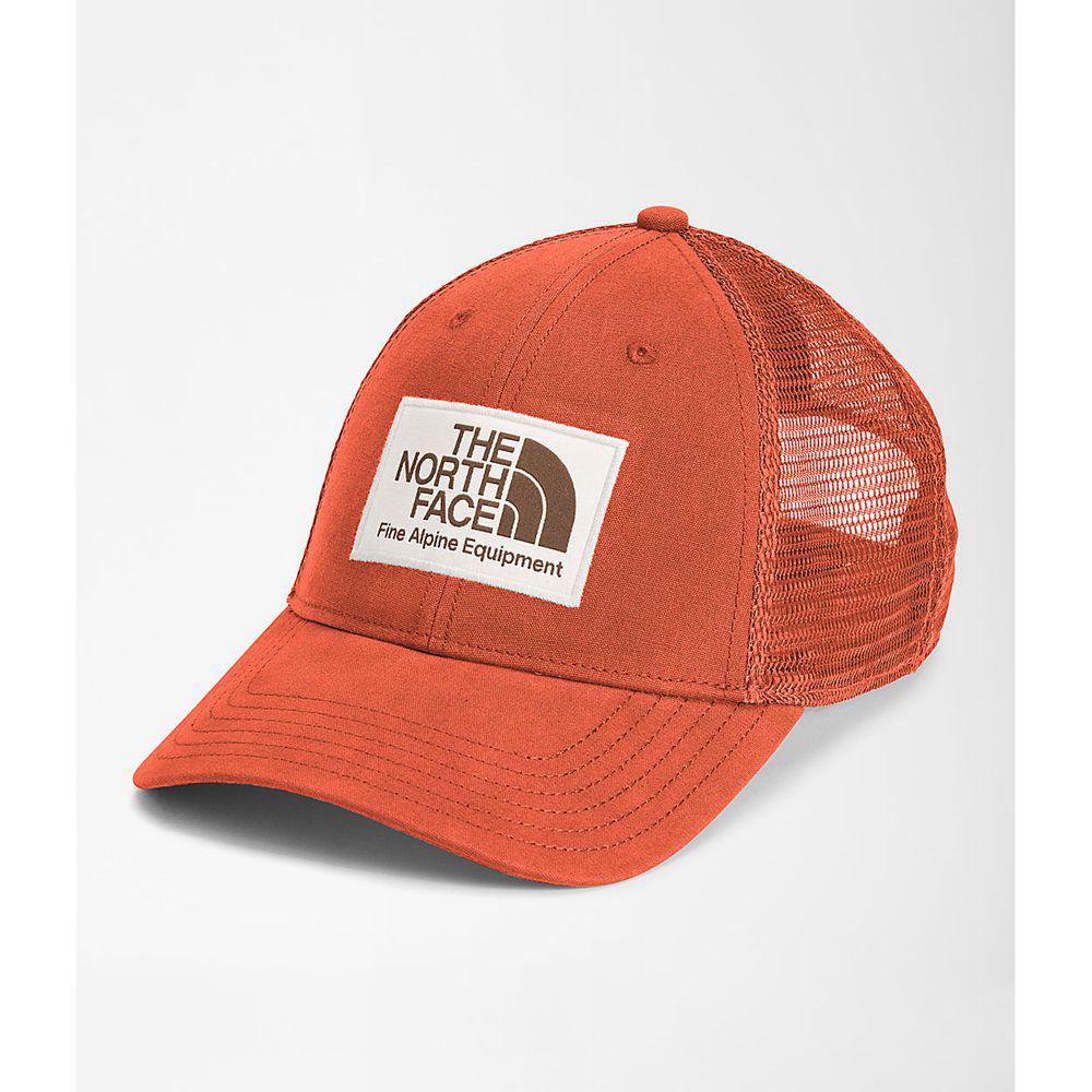 The North Face Mudder Ανδρικα Trucker Καπέλο - Πορτοκαλι (GIYM57281)